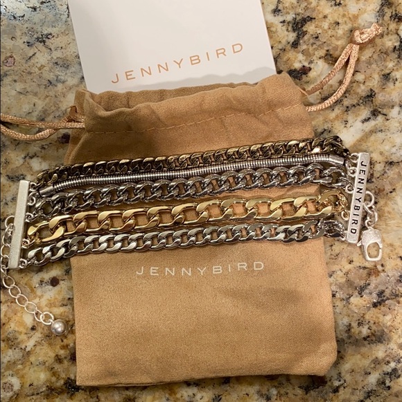 NEW Jenny Bird Austin Cuff Multi-Strand Bracelet - Picture 1 of 6